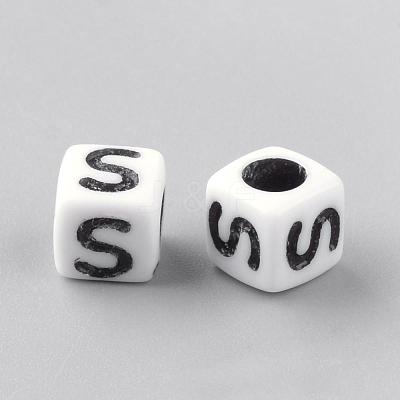 Opaque Acrylic Beads SACR-Q188-02S-1