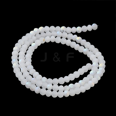 Imitation Jade Glass Beads Strands X-EGLA-A034-J4mm-MB05-1