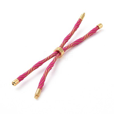 Nylon Cord Silder Bracelets MAK-C003-03G-11-1