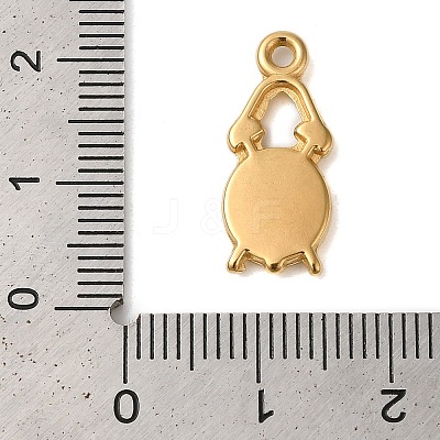 Ion Plating(IP) 304 Stainless Steel Pendant Rhinestone Settings STAS-N103-42G-1