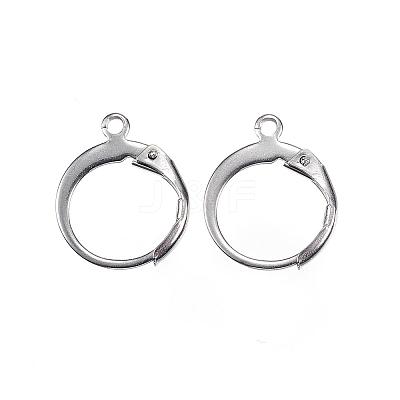 Tarnish Resistant 304 Stainless Steel Leverback Earring Findings STAS-D448-041P-1