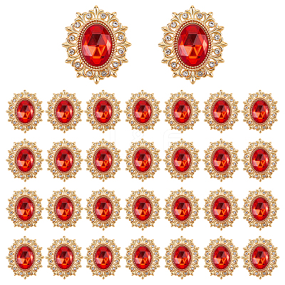 30Pcs Zinc Alloy Cabochons FIND-FG0005-56B-1