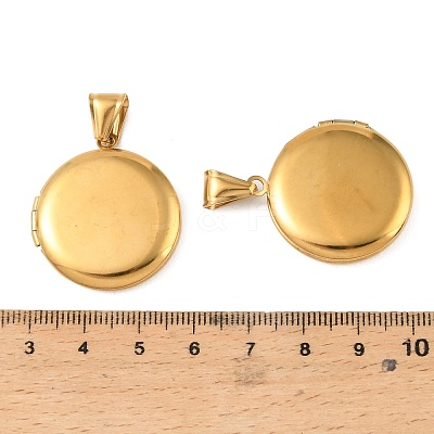 316 Stainless Steel Locket Pendants STAS-K321-11C-G-1