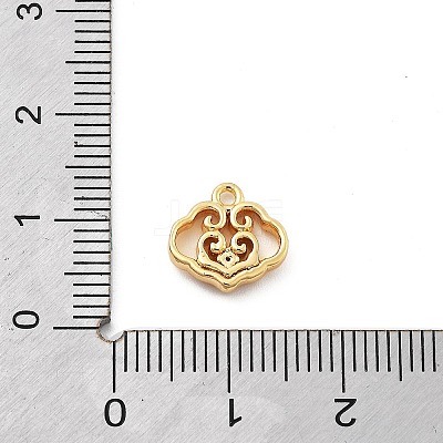 Brass Micro Pave Cubic Zirconia Pendants KK-H511-01G-02-1