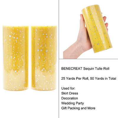 Glitter Sequin Deco Mesh Ribbons OCOR-BC0008-45-1