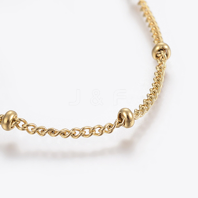 304 Stainless Steel Anklets AJEW-H013-04-1