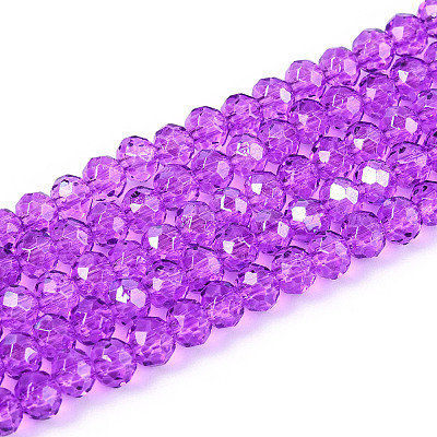 Baking Paint Glass Beads Strands LS-EGLA-Q120-D-A02-1