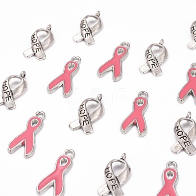 50Pcs 2 Styles Alloy Enamel Pendants ENAM-LS0001-29-1