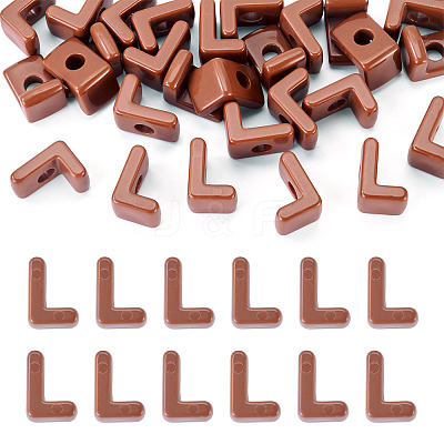 Opaque Acrylic European Beads OACR-TAC0019-006L-1
