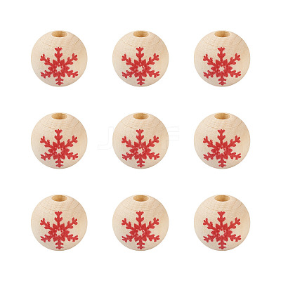 Natural Wooden Beads WOOD-TAC0010-02A-1