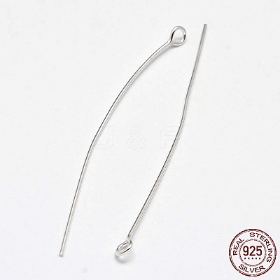 925 Sterling Silver Eye Pins STER-F018-02H-01-1