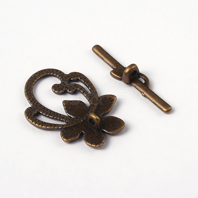 Tibetan Style Toggle Clasps LS-MLF0677Y-NF-1