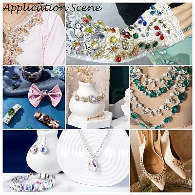Sew on Rhinestone RGLA-T038-8mm-13-1