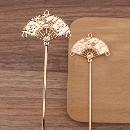 Ancient Style Alloy Hair Stick Finding PW-WGFFA7F-03-1