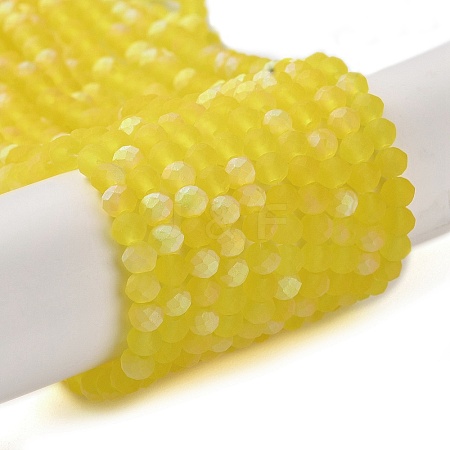 Imitation Jade Glass Beads Strands EGLA-YW0003-19B-14-1