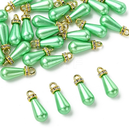30Pcs ABS Plastic Imitation Pearl Pendants KY-YW0002-16A-1