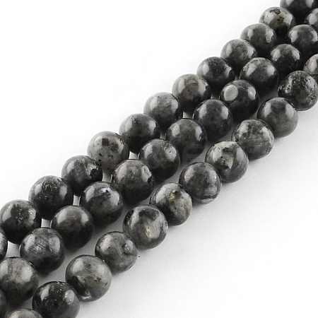 Natural Larvikite Round Beads Strands LS-G-R342-10mm-09-1