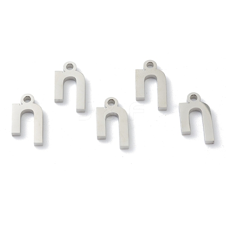 304 Stainless Steel Charms STAS-G244-01H-1