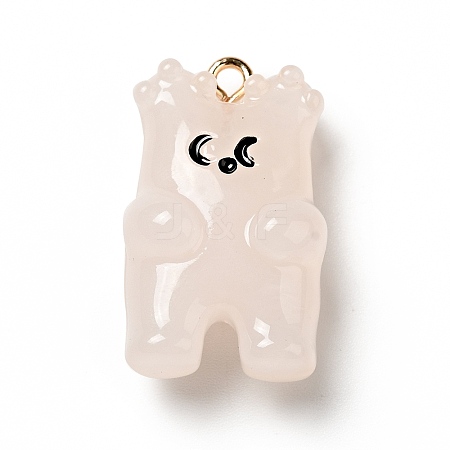 Cartoon Opaque Resin Pendants FIND-I029-01E-1