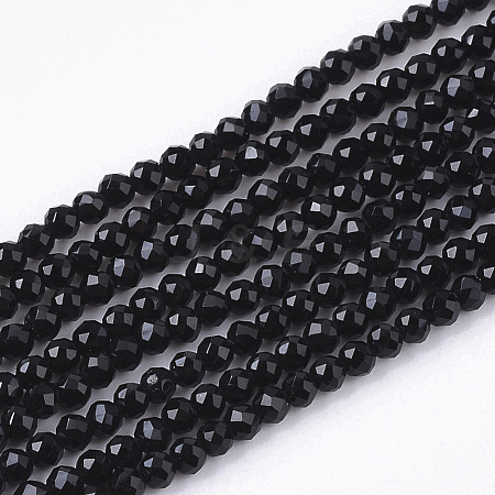Electroplate  Opaque Solid Color Glass Beads Strands X-EGLA-N002-03A-1