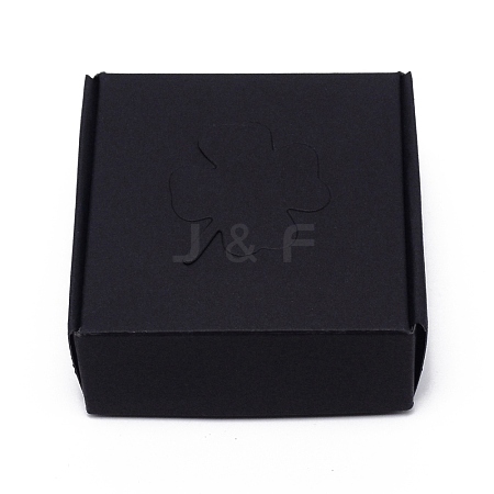 Kraft Paper Fold Gift Box CON-WH0085-03-1