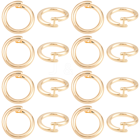 20Pcs Brass Open Jump Rings KK-BBC0023-10D-1