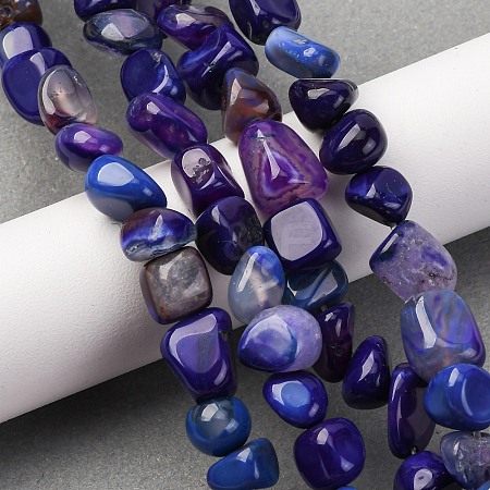 Natural Agate Beads Strands G-RM241227-01-1