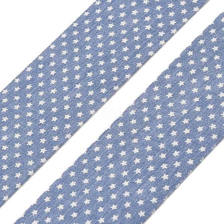 5M Cotton Linen Strar Printed Ribon LS-OCOR-K008-01C-02-1