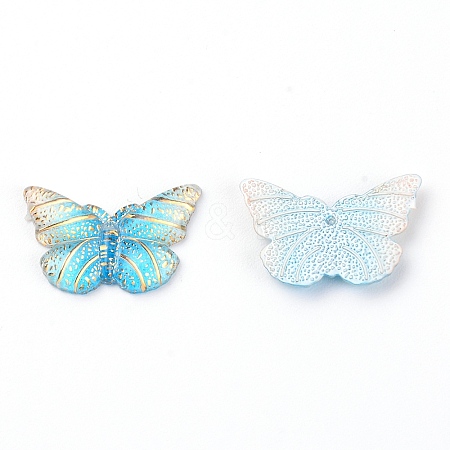 Resin Butterfly Pendant CRES-TAC0003-10B-1