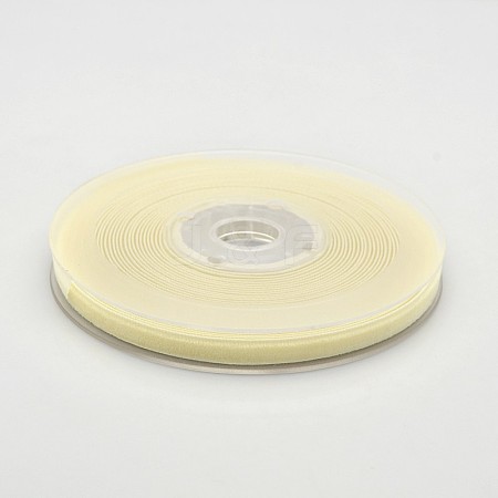 Polyester Velvet Ribbon for Gift Packing and Festival Decoration SRIB-M001-7mm-028-1