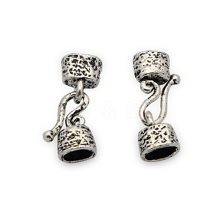 Brass S-Hook Clasps LS-KK-J185-18AS-NF-1
