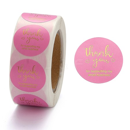 1 Inch Thank You for Supporting My Small Business Stickers DIY-M005-B05-1