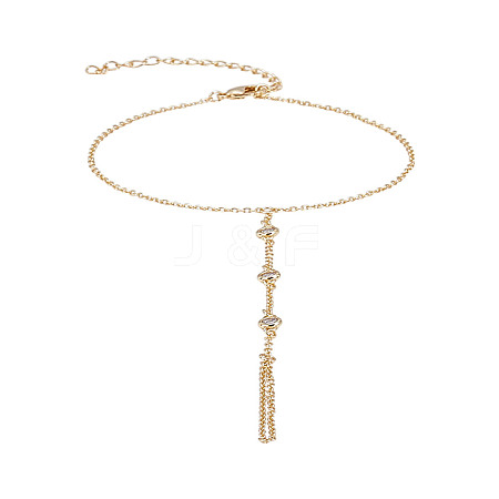 Brass Micro Pave Cubic Zirconia Ring Bracelets BJEW-LP0001-20-1