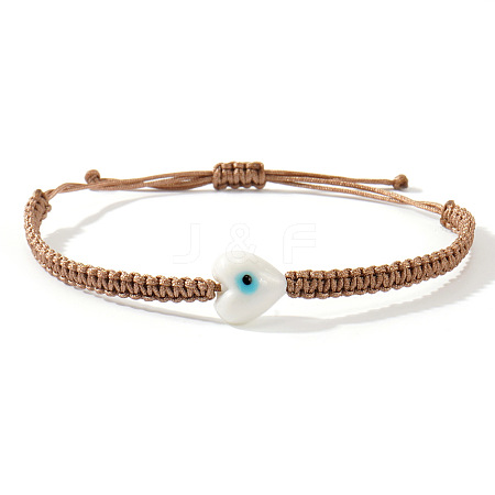 Bohemian Glass Bead Braided Bead Bracelets HV2776-6-1