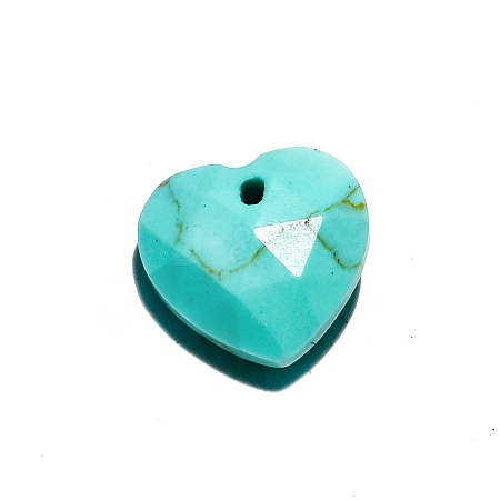 Synthetic Turquoise Charms PW-WGBC888-04-1