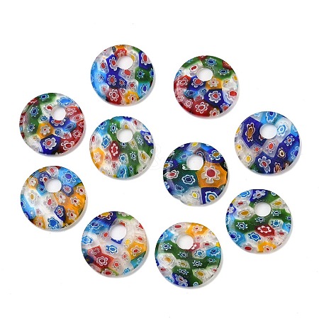 Handmade Millefiori Lampwork Beads LAMP-G166-08A-1