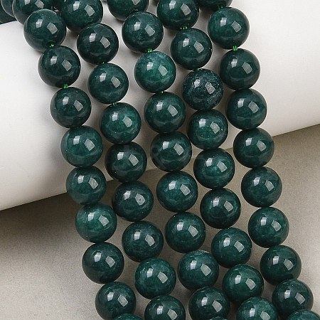 Dyed Natural White Jade Beads Strands GG-CBAD029-A06-8mm-1