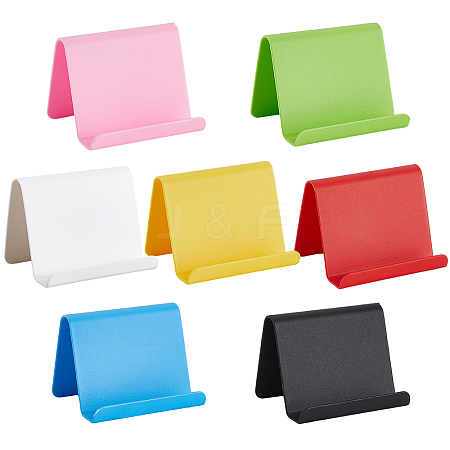 7Pcs 7 Colors Acrylic Mobile Phone Holders AJEW-CP0006-88-1