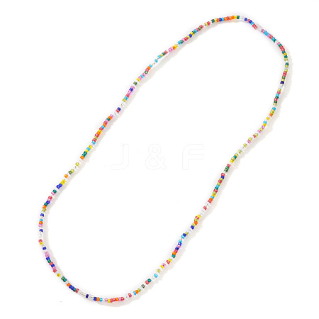 Bohemian Style Handmade Seed Beaded Necklaces for Women ZW5602-6-1