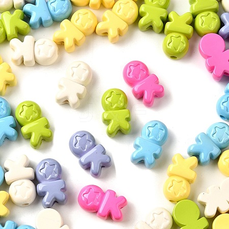 Opaque Acrylic Beads MACR-F083-05-1