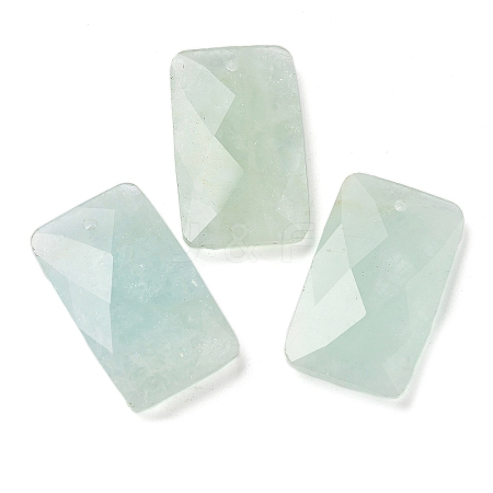 Natural Aquamarine Pendants G-Z071-04I-1