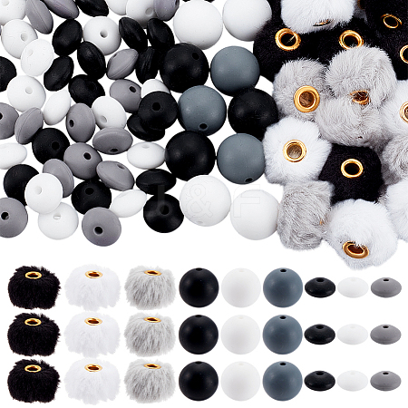 DIY Beads Making Finding Kit DIY-PH0032-87-1