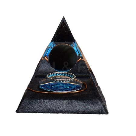 Orgonite Pyramid Resin Display Decorations PW-WGB8A87-01-1