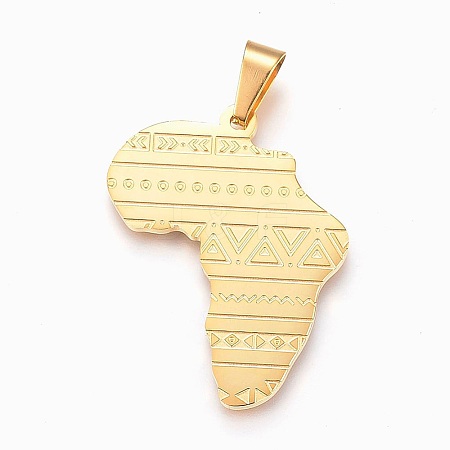 304 Stainless Steel Pendants X-STAS-F168-43G-1