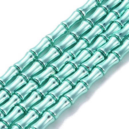 Electroplate Glass Beads Strands EGLA-Q128-13J-1