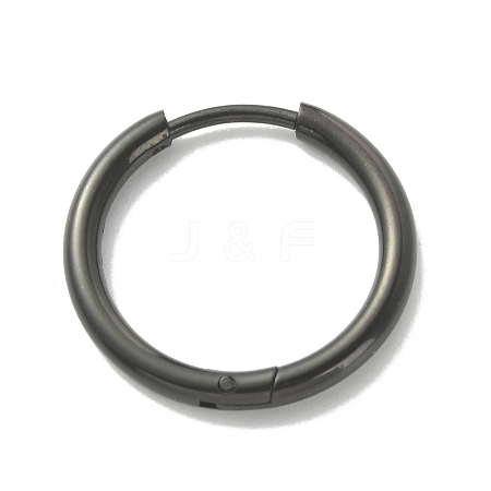 316L Surgical Stainless Steel Huggie Hoop Earrings for Girl Women EJEW-TAC0011-11C-B-1