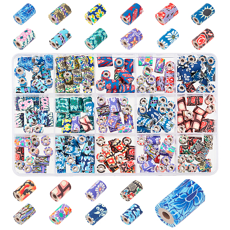 CHGCRAFT 200Pcs 20 Colors Handmade Polymer Clay Beads CLAY-CA0001-20-1