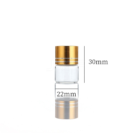 Clear Glass Bottles Bead Containers CON-WH0085-77A-02-1