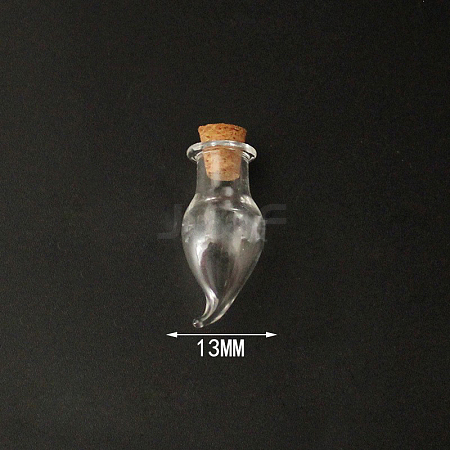 Mini High Borosilicate Glass Bottle Bead Containers X1-BOTT-PW0001-261C-1