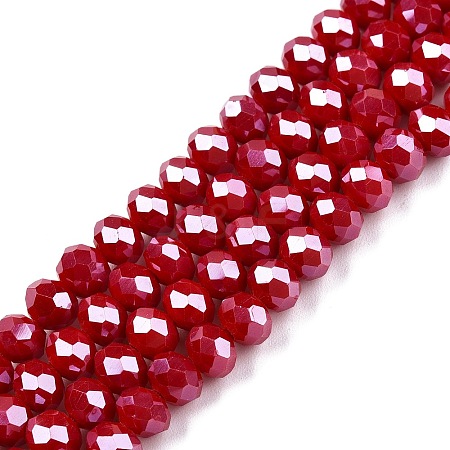 Electroplate Glass Beads Strands LS-EGLA-A044-P6mm-A15-1